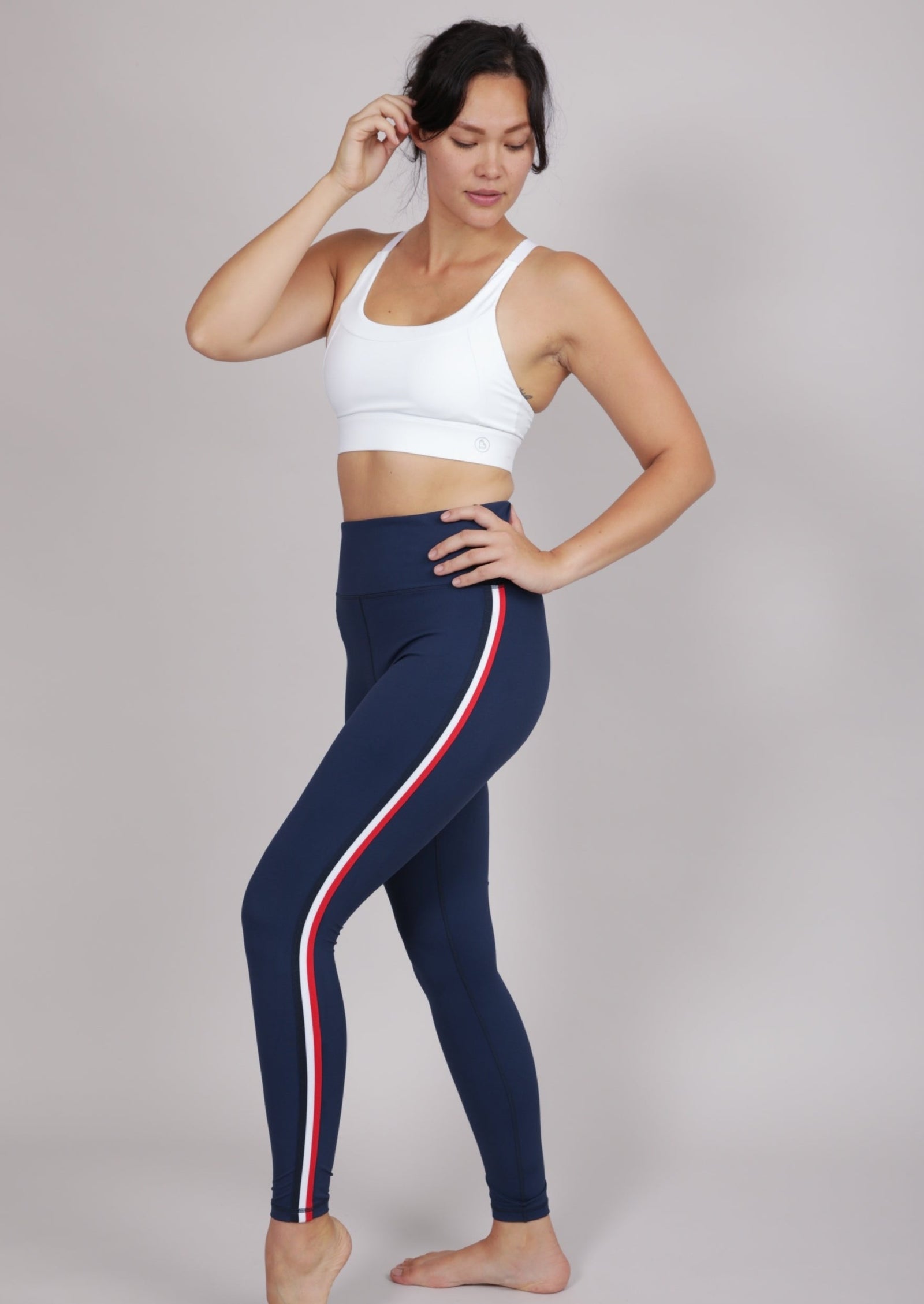 Stamina Postnatal Side Stripe Support Leggings Natal Active